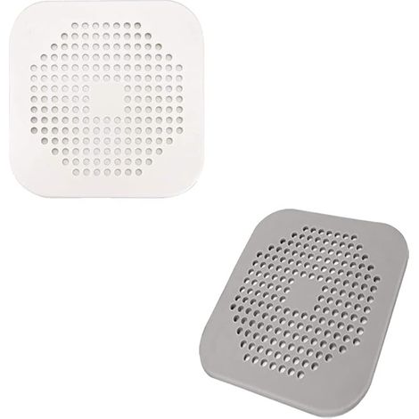 Silikon-bodenabläufe, Quadratische Duschablaufabdeckung, Silikon-haarstopper Mit Saugnapf, Einfach Zu Installieren, Für Badezimmer, Badewanne, Küche