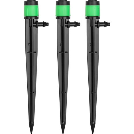 100er-pack Verstellbare Bewässerungstropfer – 360°-tropfbewässerungssystem – Schlauchverbinder Für 4–7 Mm Schläuche – Garten – Gewächshaus – Rasen – Terrasse