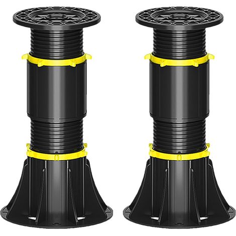 2 Höhenverstellbare Bettfüße (21–34 Cm), Mittellatten-stützfüße, Ersatz Für Verstellbare Bettgestell-stützfüße, Geeignet Für Bettgestelle