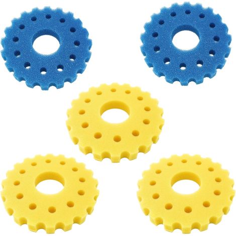5er-pack Cpf/cpa-20000 Teichschaum Für Gartenteichfilter, Kompatibel Mit Sunsun Teichfilterschwämmen, Hocheffizienter Filterschwamm, Leicht Austauschbar