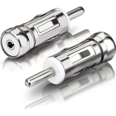 Bingfu Autoradio-antennenadapter, Din-auf-iso-stecker, Antennenspitze, Kompatibel Mit Autoradios, Stereoanlagen Und Signalverstärkern, 2er-pack