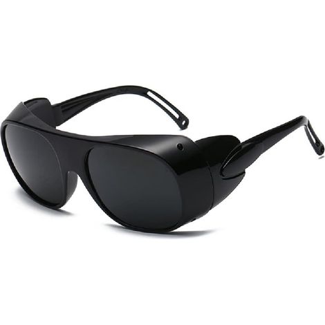 Schutzbrille Für Schweißer, Kratzfest, Uv-schutz, Zum Schweißen, Schneiden Und Wig-schweißen (dunkelgrau)