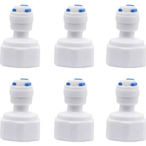 Set Mit 6 Schnellkupplungen Für Wasserfilter Und Umkehrosmoseanlagen, 1/4"-außengewinde
