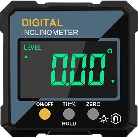 Digitaler Winkelmesser, Präzisionswinkelmesser Mit Magnetfuß, Neigungsmesser Mit Led-anzeige, Tragbares Messgerät Für Werkstatt, Schweißen, Hlk, Sanitär Und Ausrichtung