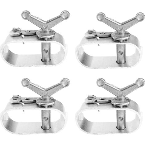 4-teiliges Poolabdeckungs-spannset, Zijang Aluminium-kabelspanner, Poolabdeckung Mit Netzspanner, Campingzubehör Zur Poolreinigung, Diamantmaschenzaun, Einmachglas