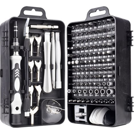 135-in-1 Präzisionsschraubendreher-set, Mini-magnet-präzisionsschraubendreher-reparaturwerkzeug Mit Magnetischer Speicherkarte Zur Reparatur Von Macbooks, Pcs, Iphones, Brillen, Computern Und Uhren