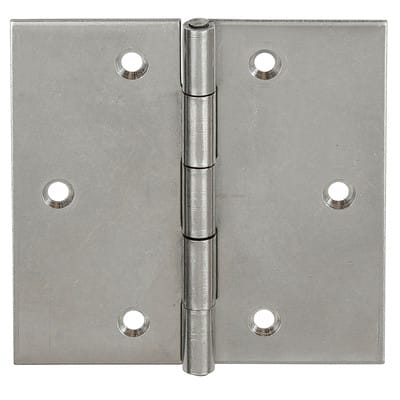Vormann - Tür-Scharnier kantig,B60xH60mm gerollt Edelstahl,rostfrei