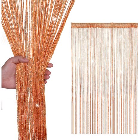 100 X 200 Cm Pailletten-fransen-gardine Mit Quasten, Ideal Als Fliegengitter, Raumteiler Oder Für Türen, Fenster, Als Dekoration Für Zuhause Oder Veranstaltungen.