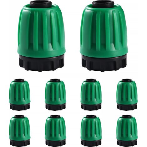 Grüne Tropfbewässerungs-fittings, 10er-pack, Für 16-mm-schläuche, Tropfbewässerungs-steckeradapter, Gerade Bewässerungs-fittings, Bewässerungsschlauchverbinder