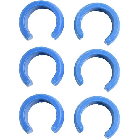 Set Mit 6 Universellen Schlauchschellen Für Poolreinigungsschläuche, Passend Für Die Meisten Gewichte Von Poolreinigungsschläuchen