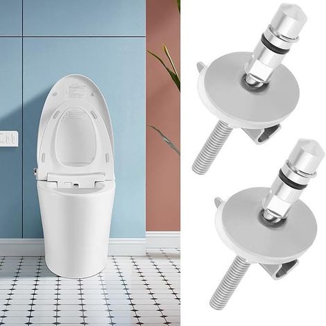 2-teiliges Wc-sitz-befestigungsset, Stabil Und Langlebig, Einfache Montage, Wc-sitzscharnier, M6 × 72 Mm, Wc-beckenbefestigung
