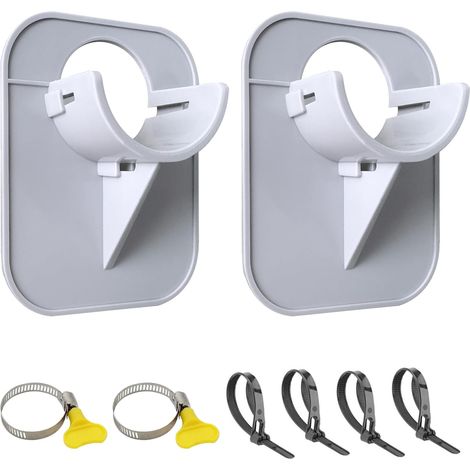 Poolschlauchhalterungen, 30 Mm Bis 37 Mm, Mit Verdrehschutz Aus Kunststoff, Poolschlauchzubehör