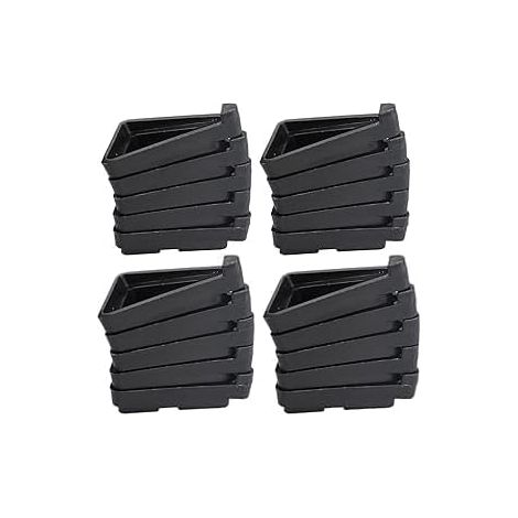 Set Mit 48 Atmungsaktiven Dreieckigen Pflanzenstützen, Unsichtbaren Kunststofffüßen Für Blumentöpfe, Dreieckigen Gartenstützen Für Blumentöpfe Im Innen- Und Außenbereich, Garten, Terrasse (schwarz)
