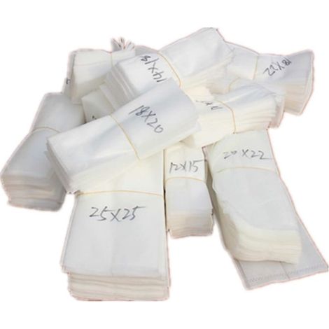 Packung Mit 100 Biologisch Abbaubaren Und Korrosionsbeständigen Vliesstoffbeuteln Für Baumschulen, Setzlinge Und Pflanzen – 20 Cm X 22 Cm