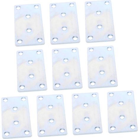 10-teiliges Eckverstärkungsset Aus Eisen, 40 X 80 Mm, Für Flache Regalböden, Möbel, Schränke Und Küchen.