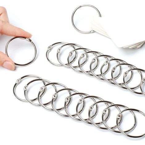 20 Stück Leicht Zu Öffnende Duschvorhangringe Aus Metall, Edelstahl-duschvorhangringe, Duschvorhangstangen Und Duschstangen (25 Mm)