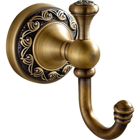 Antiker Handtuchhaken Aus Messing, Bademantelhaken, Vintage-wandhaken Für Eine Tür