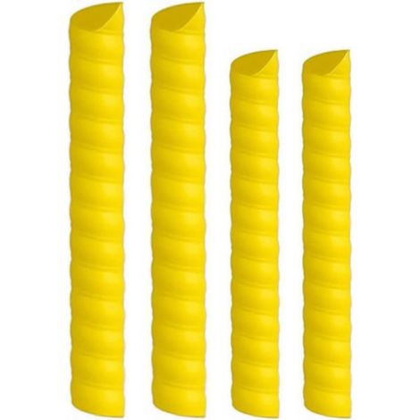 Set Mit 4 Baumschutzhüllen Zum Schutz Des Stammes, Abwehrhüllen Gegen Rehe Und Kaninchen, Verhindert Schäden Durch Rinde Und Nagen, Witterungsbeständig (gelb)