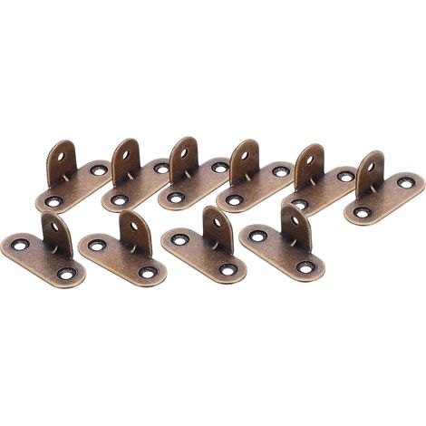 Set Mit 10 Verdickten, Robusten 90-grad-winkelverbindern Aus Metall Für Möbel, Verdeckte T-winkel, Für Regale Und Werkbänke, Diy-projekte