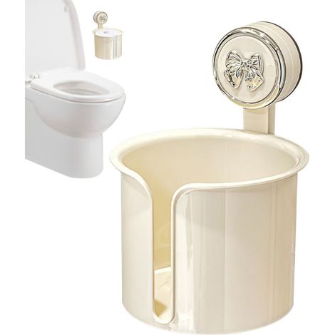 Toilettenpapierhalter – Saugnäpfe – Wandmontage – Aufbewahrungsbox Für Toilettenpapierrollen – Für Küche, Bad, Hotel, 13,5 X 18,5 Cm