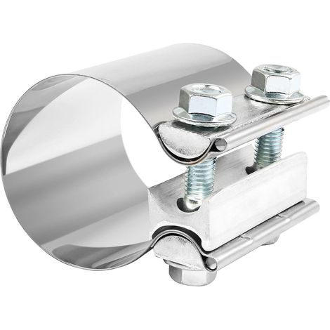 (1 Stück) Ø 64 Mm X 76,2 Mm Länge Auspuffschelle Aus Edelstahl