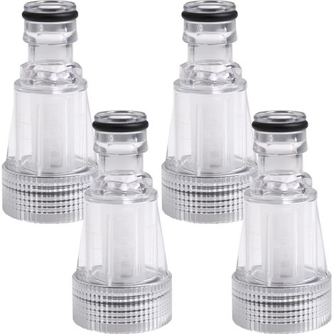 4-teiliges Wasserfilterset Für Hochdruckreiniger, Gartenzubehör, Wassereinlassfilter Mit 3/4-zoll-anschluss