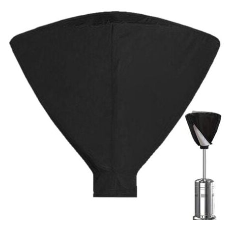 Terrassenheizstrahler-abdeckung 86 X 64 Cm, Schwarz, Inklusive Aufbewahrungstasche, Uv-schutz Für Gartenmöbel Und Outdoor-zubehör