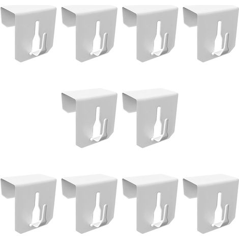 10er-packung 15–20 Mm Clip-fensterhaken – Zur Fensterdekoration – Kein Klebstoff Erforderlich – Klemmbereich