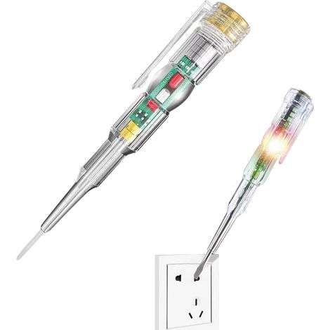 Elektrischer Prüfstift – Kompakte 14 X 2 X 2 Cm Sonde, Abs-spannungsprüfer, Kabelbruchortungsgerät Mit Led-anzeige, Überlastschutz