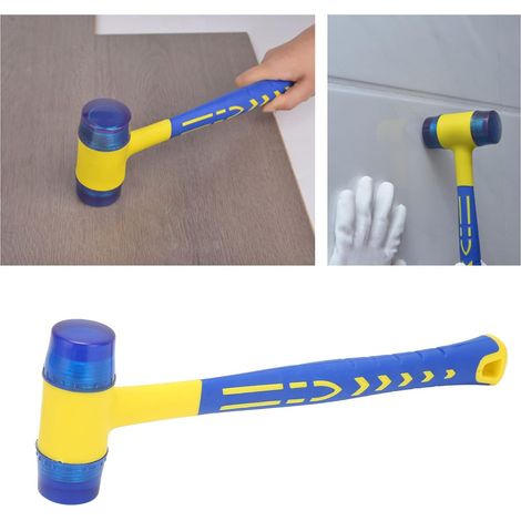 9,7 Oz Mini-gummihammer, Abnehmbar, Tür- Und Fensterhammer, Holzbearbeitungshammer Für Bodenverlegung