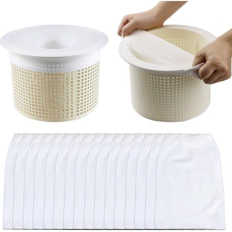 30-teiliges Set Skimmer-socken, Wiederverwendbare Skimmer-filtersocken, Skimmer-socken Für Körbe