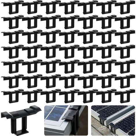 30 Stück Solarpanel-entwässerungsclips, Reinigungsclips Für Photovoltaikmodule, 30-mm-wasserablaufclips