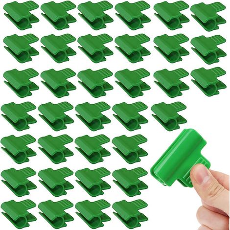 30 Stück Folienklemmen, Folienabdeckung, Folienabdeckung, Kunststoff-netztunnel-bügelclip, Für Gewächshäuser, Rahmen (16 Mm)