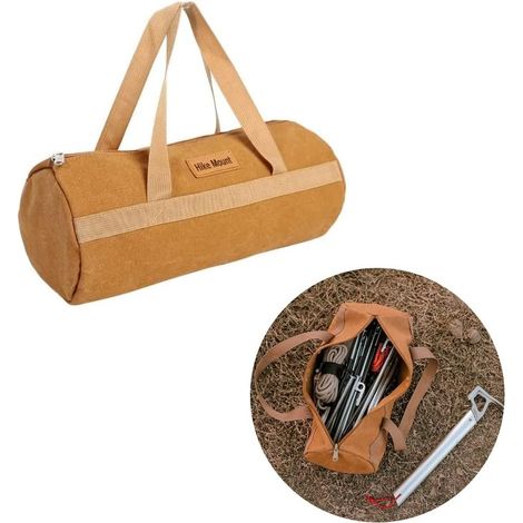 Leerer Werkzeugkasten, Kleine Werkzeugtasche, Tragbarer Multifunktions-werkzeugkasten, Werkzeugtaschen Aus Segeltuch Mit Reißverschluss (gelb)