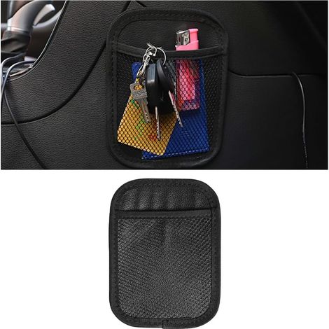 Stark Klebendes Handy-aufbewahrungsnetz Für Die Auto-rückseite, Universelle Netztasche Für Die Rückseite, Organizer-netztasche Fürs Auto (klein)