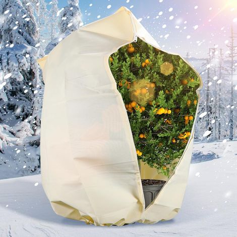 Stück Winter-pflanzenschutzhülle, 250 X 360 Cm Mit Reißverschluss Und Kordelzug, Frostschutz Für Topfpflanzen Und Obstbäume, Beständig Gegen