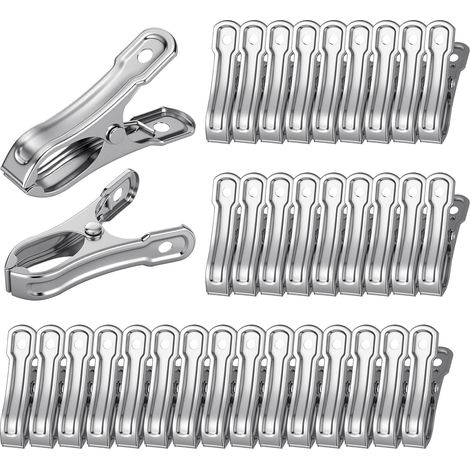 35 Filmclips, 12 Mm Edelstahl-gartenclips Für Gewächshäuser, Robuste, Wetterfeste Befestigungsclips Für Gartenbögen Und Stoff