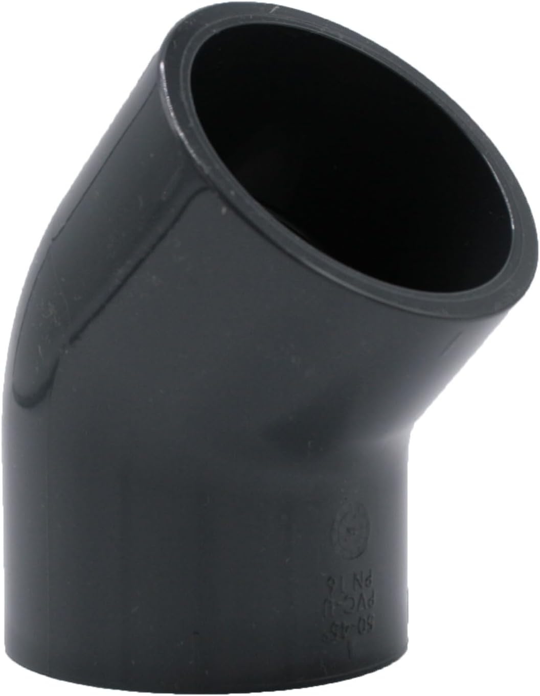 45° Pvc-u-winkel Zum Kleben 32 Mm Grauer 45° Pvc-u-winkel Zum Kleben, Geeignet Für Schwimmbäder, Bewässerungsanlagen, Teiche, Aquarien Und Abflussrohre