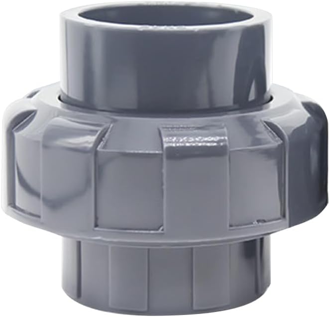 32 Mm X 32 Mm Pvc-rohrverschraubung, Verbindungsstück, Klebemuffe, Grau, Schnellkupplung Für Sanitärinstallationen