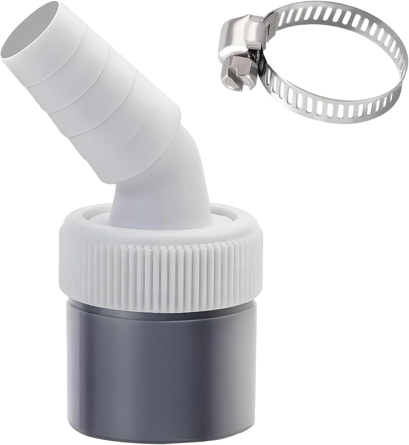 Ablaufadapter Für Waschmaschinen, Mit Einem Auslass, Der Für Schläuche Mit 40 Mm Durchmesser Geeignet Ist, Universeller Ablaufanschluss Für Waschmaschinen, Geschirrspüler Und Wäschetrockner, Inklusive