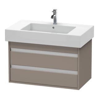 Duravit Waschtischunterschrank Ketho 80x45,5cm, bas. ma, 2 Schubk., wandhängend