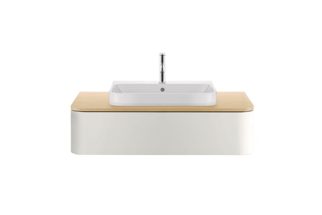 Duravit Waschtisch-Konsole Happy D.2 Plus 100x55cm, m 1 Ausschn, mediterrane Eiche