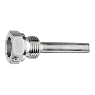 Riegler Schutzrohr zum Einschrauben G 1/2, L1 = 100 mm, CrNi-Stahl 1.4571