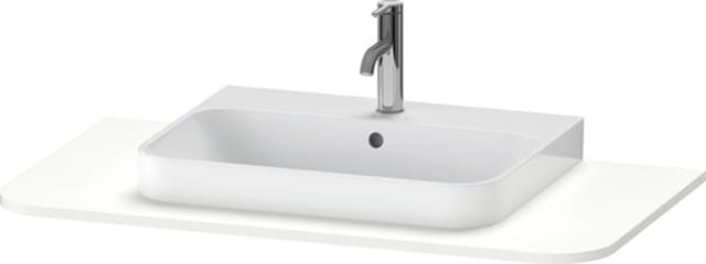 Duravit Waschtisch-Konsole Happy D.2 Plus 100x55cm, m 1 Ausschn, weiß seidenmatt