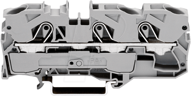 WAGO GmbH& Co. KG Durchgangsklemme 3-Leiter, TS 35 2010-1301