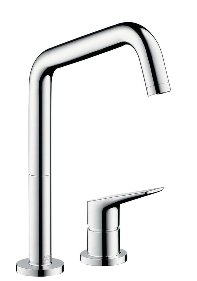 hansgrohe 2-Loch-Spültisch-Einhebelmischer 240 Axor Citterio M mit Schwenkauslauf, chrom