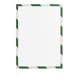 Magnetoplan magnetofix Magnetrahmen SAFETY, 5 Stück, A3, grün-weiß