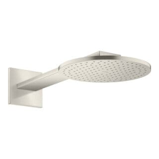 hansgrohe Kopfbrause 250 2jet Axor mit Brausearm, Edelstahl-Optik