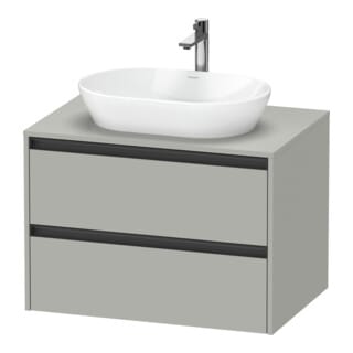 Duravit Waschtischunterschrank Ketho.2 80x55cm, bg m, Pl m 1 Ausschn, wandhängend