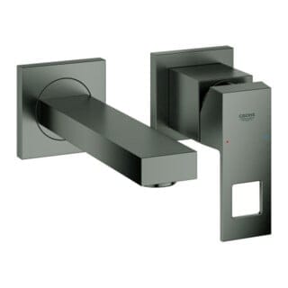 Grohe Fertigmontageset Eurocube h grap g, WT-2-L.-Wandarm., Ausl. 17,1cm